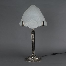 Franse Art Deco Tafellamp Triangle