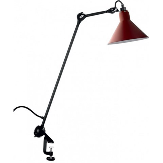La Lampe Gras Klemlamp Zwart/Rood