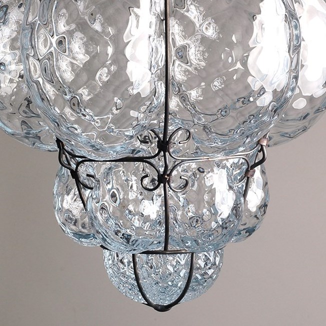 Detail Venetiaanse Hanglamp Middel Bellezza Helder