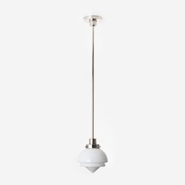 Hanglamp Small Pointy 20's Nikkel