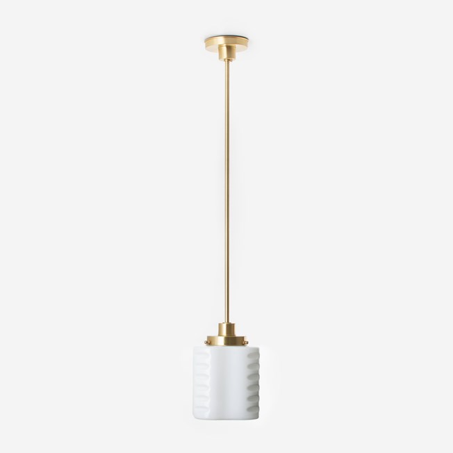 Hanglamp De Klerk 20's Messing