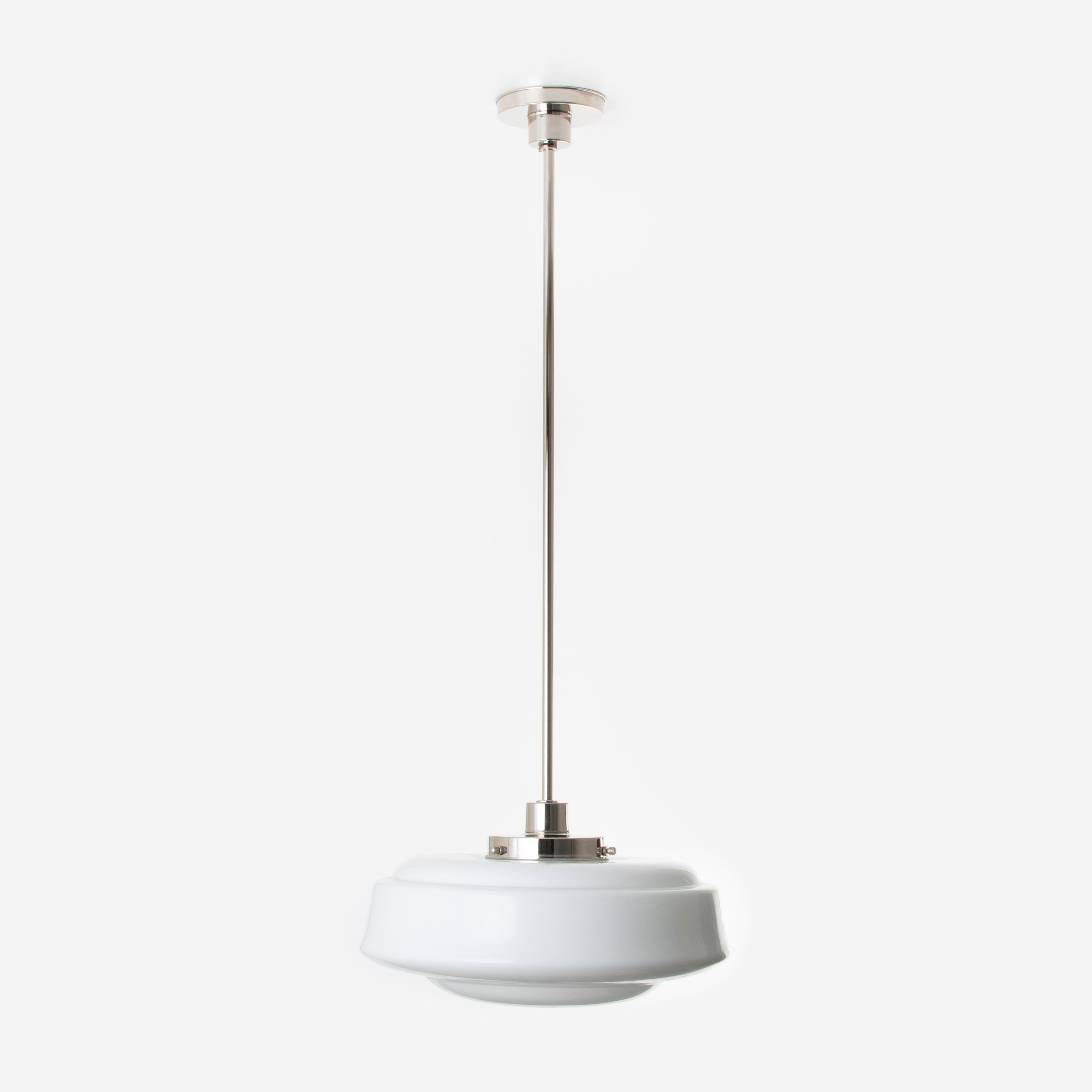 Hanglamp Saucer 20's Nikkel
