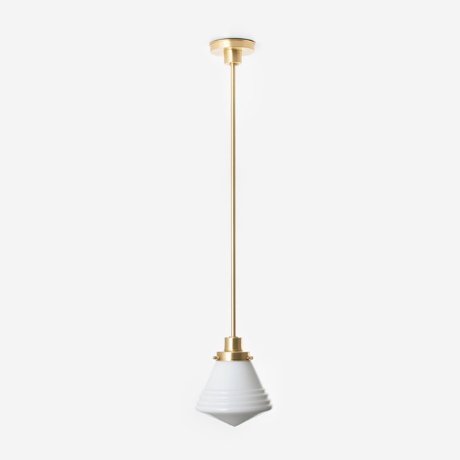 Hanglamp Luxe School Small 20's Messing