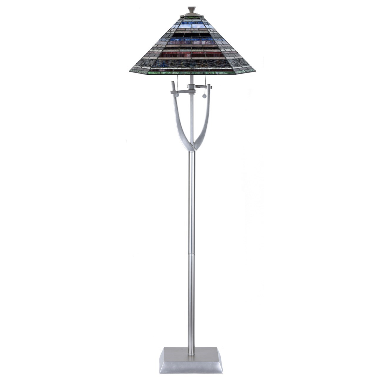 Tiffany Vloerlamp Coloured Geometric