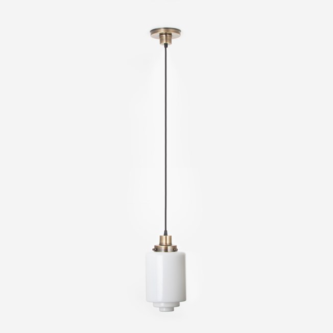 Hanglamp aan snoer Getrapte Cilinder Medium 20's Brons