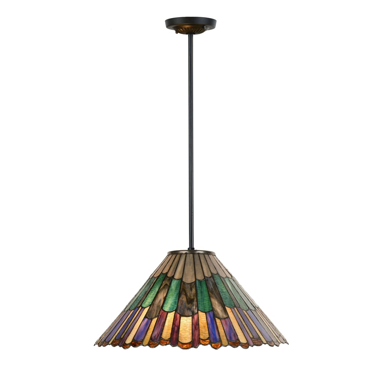 Tiffany Hanglamp Styled Flower Pendant Rond