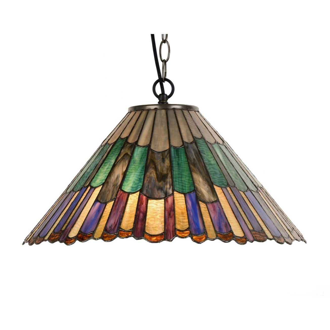 Tiffany Hanglamp Styled Flower 3x E-27