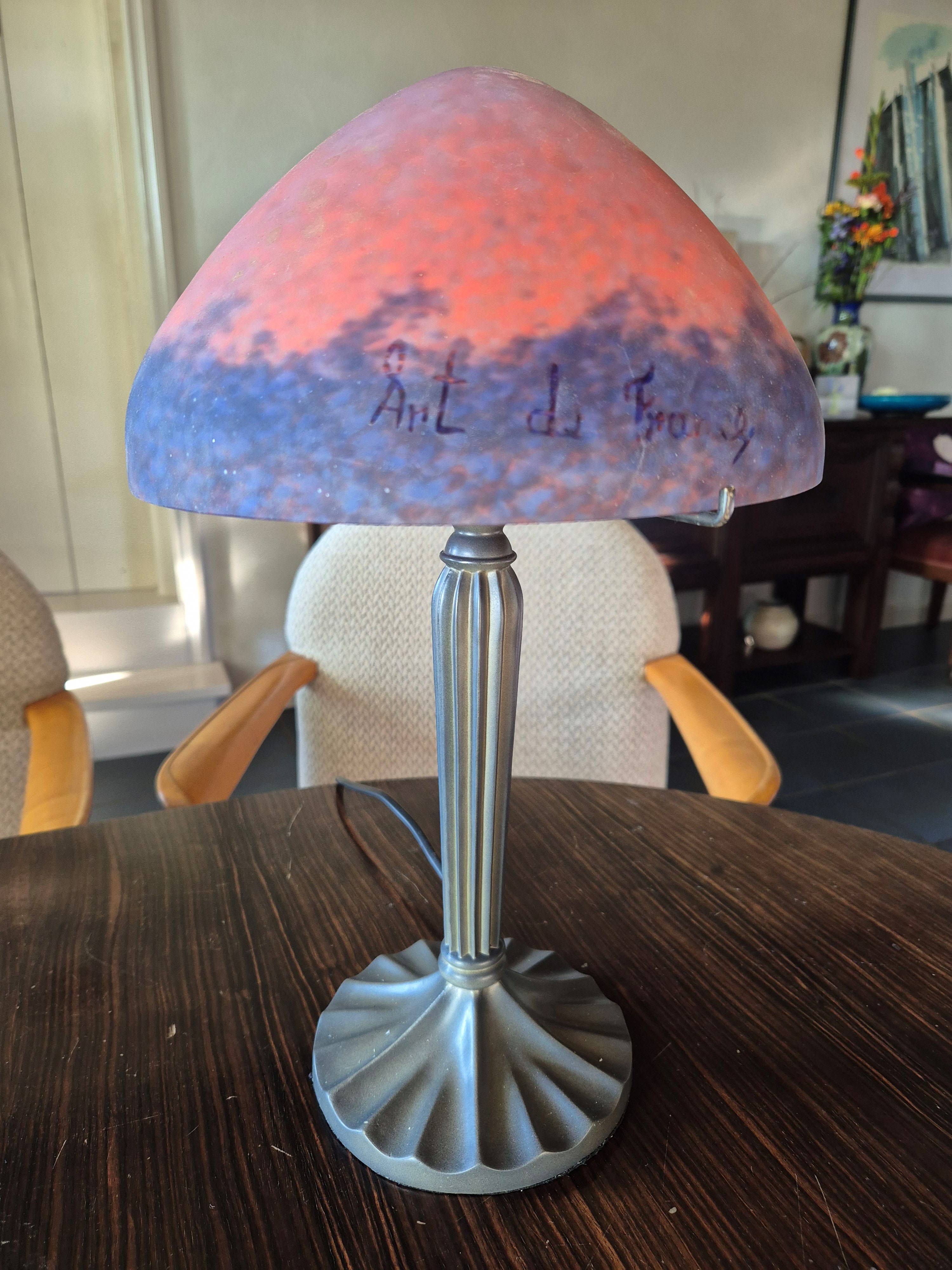 Tafellamp Pâte-de-verre