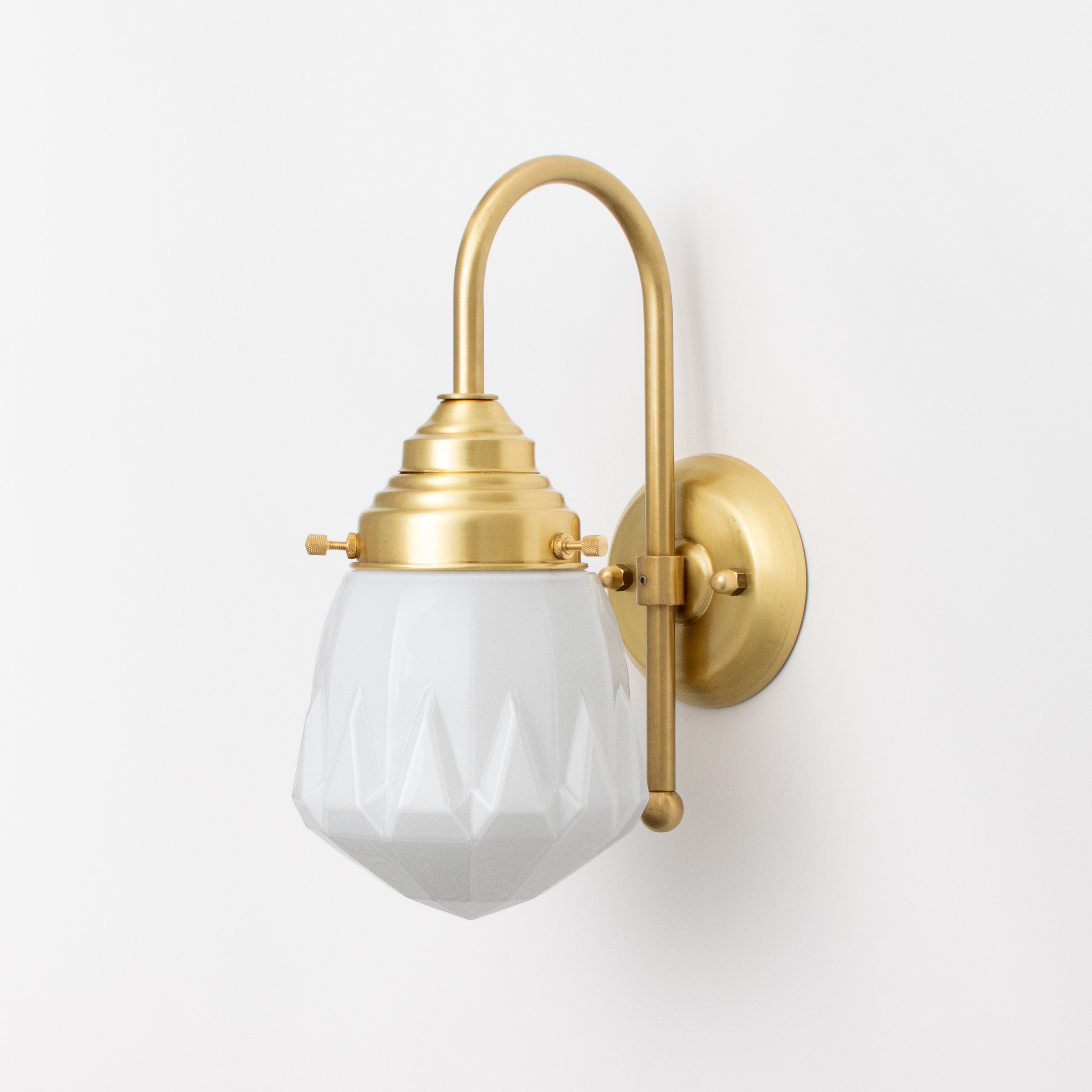 Wandlamp Rocket Meander Messing