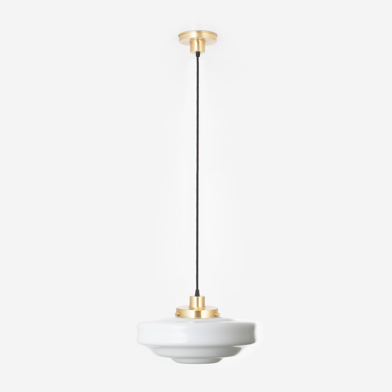 Hanglamp aan snoer Siegfried 20's Messing