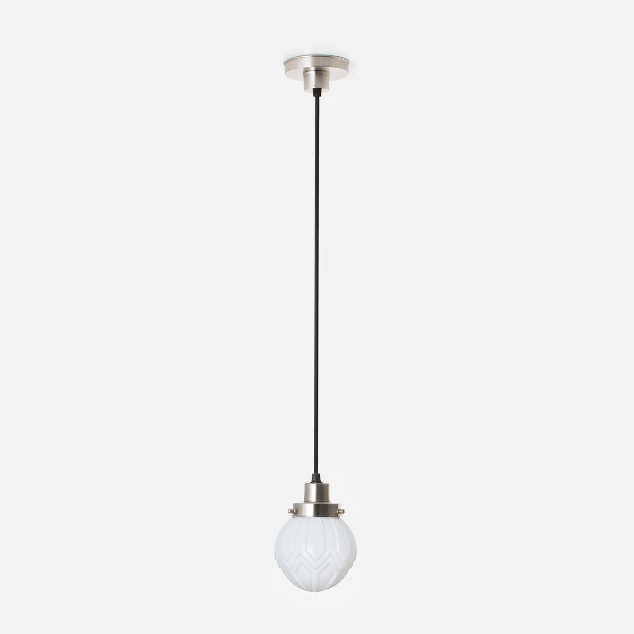 Hanglamp aan snoer Victory 20's Matnikkel