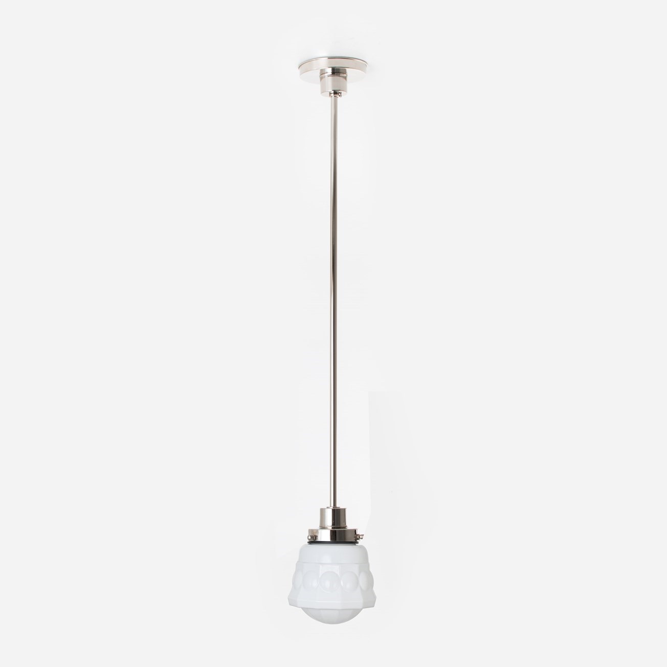 Hanglamp Weimar 20's Nikkel