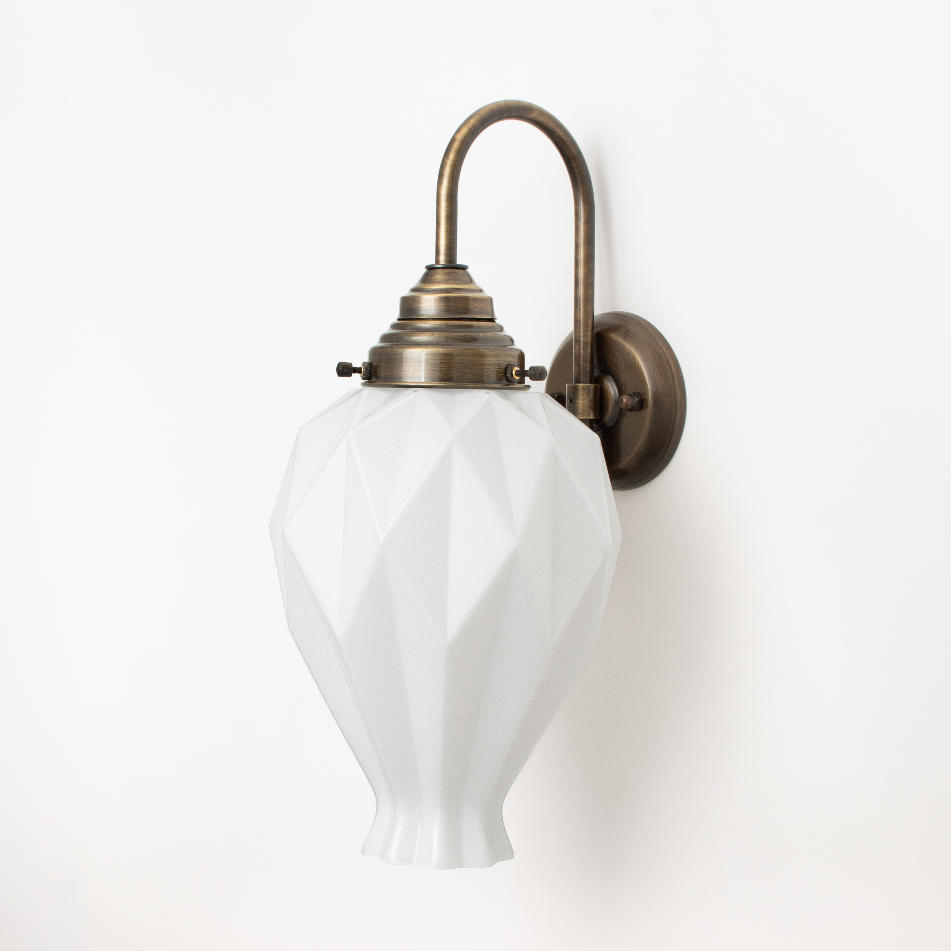 Wandlamp Chicago Meander Brons