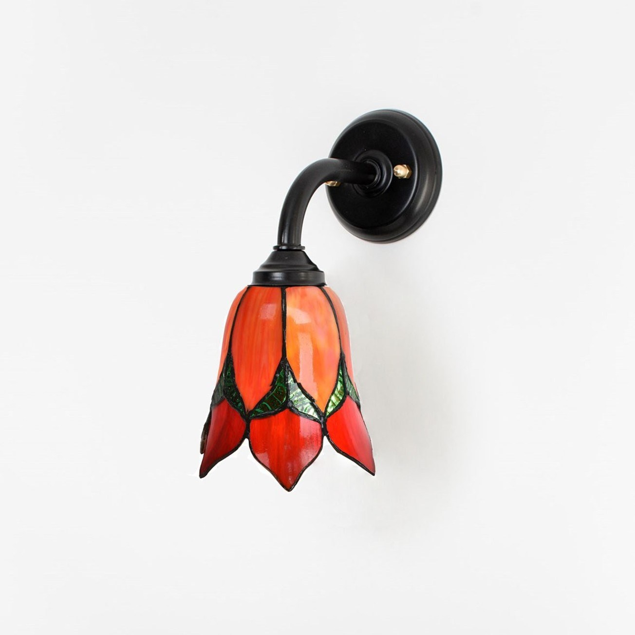 Tiffany Wandlamp Lovely Flower Red OUTDOOR