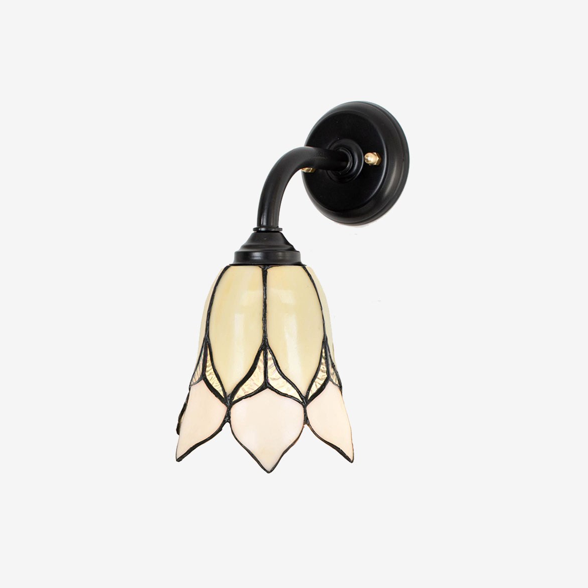 Tiffany Wandlamp Lovely Flower White OUTDOOR