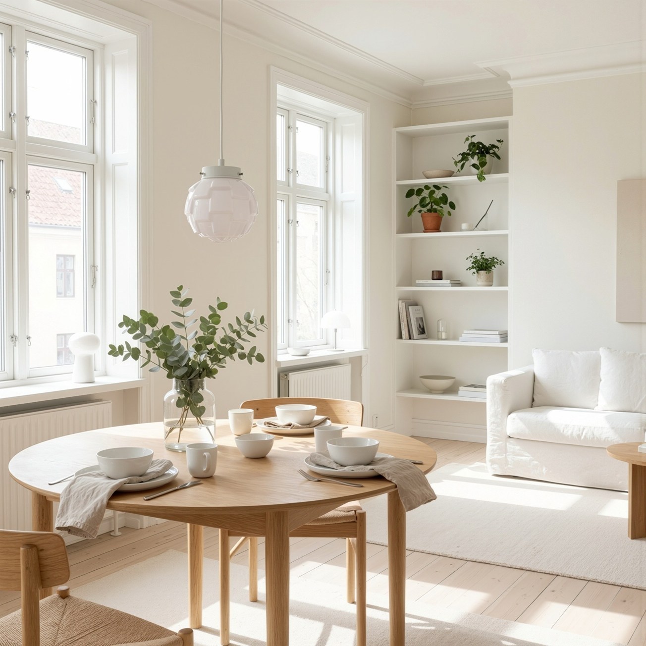 Hanglamp aan snoer Bretagne Blush Retro