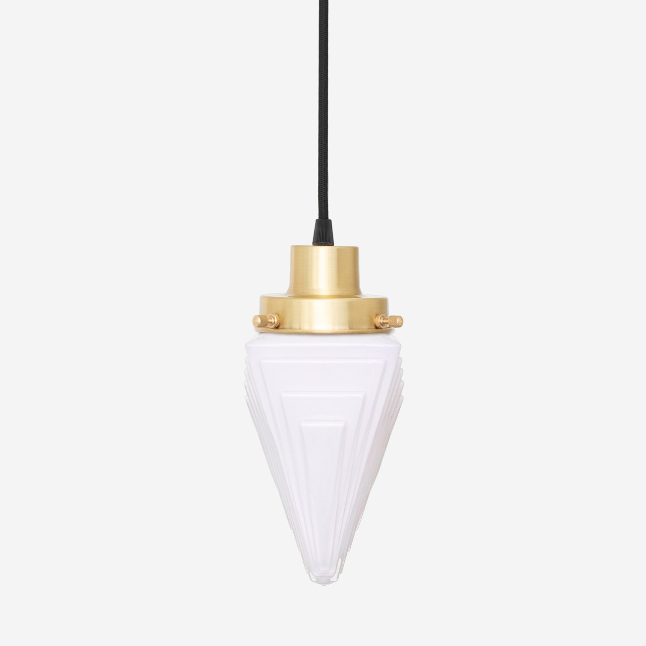 Hanglamp aan snoer Finisterre Blush 20's Messing