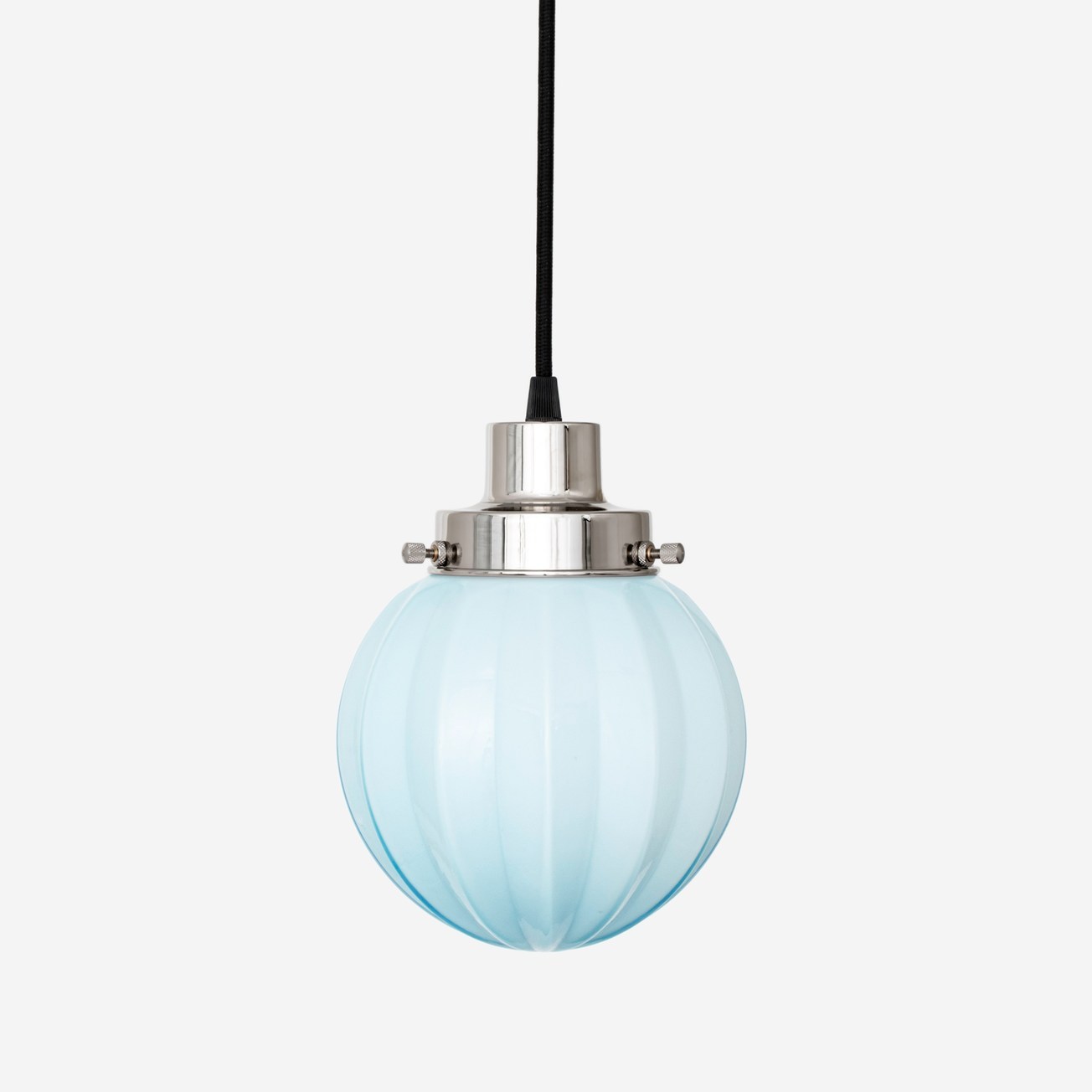 Hanglamp aan snoer Carambola Misty 20's Nikkel