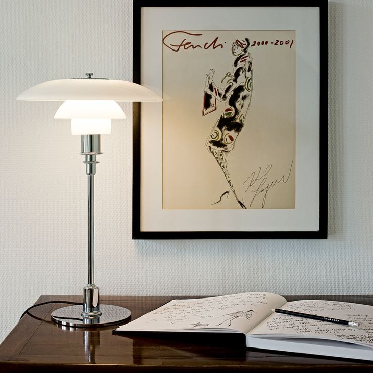Sfeerimpressie Louis Poulsen PH 3/2 Tafellamp in glas