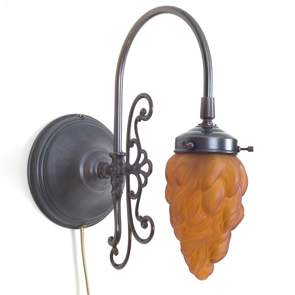 Wandlamp Krullen Vlam