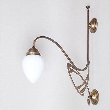 kruising Geladen mannetje Victor Horta 1-lichts Wandlamp Elegantie